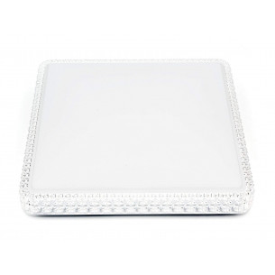 Plafoniera Soledad LED in metacrilato bianco quadrata