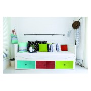 Pellicola adesiva per mobili in vinile Pois bianchi D-c-fix