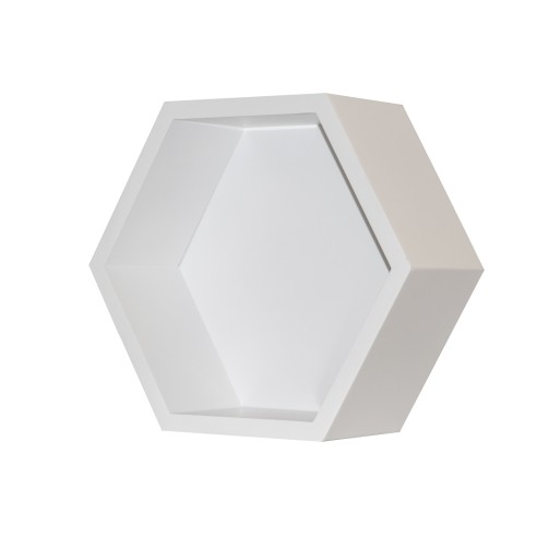 Mensola legno Esagono bianco Kimono