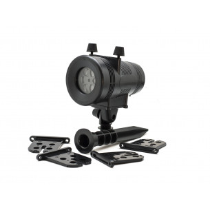 Proiettore LED diapositive intercambiabili natalizie Halloween