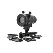 Proiettore LED diapositive intercambiabili natalizie Halloween