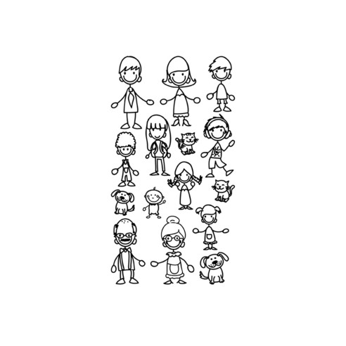 Adesivo-famiglia-decorazione-removibile-15pz