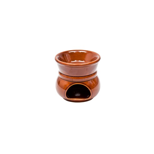Fornellino-bagna-cauda-ceramica-Eva-Collection-cognac