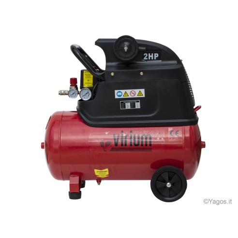 Compressore ad aria coassiale 50L 2HP lubrificato Virium CE650