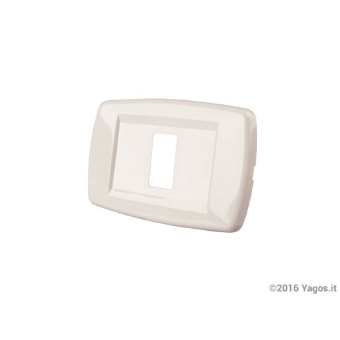 Placca-1-foro-in-tecnopolimero-Basic-Poly-Pool