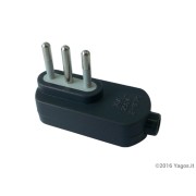 Spina-piatta-salvaspazio-16A-250V-Electraline