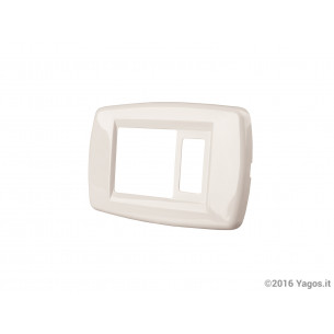 Placca-in-tecnopolimero-2-fori-Poly-Pool-Basic 2