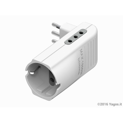 Adattatore-salvaspazio-10A-Corner-P30-Bticino