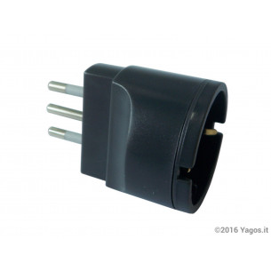 Adattatore-Schuko-spina-10A-230V-Electraline 2