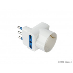 Adattatore-salvaspazio-spina-16A-prese-bivalenti-schuko-Poly-Pool 2