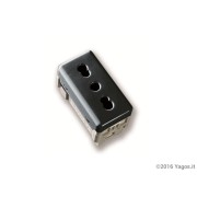 Presa-Bivalente-2P-T-16A-Electraline-Gewiss