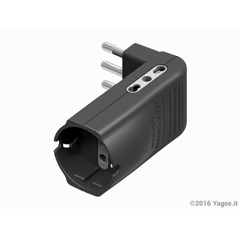 Adattatore-salvaspazio-16A-Corner-P30-Bticino