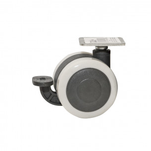 Ruote girevole PU-Nylon con freno