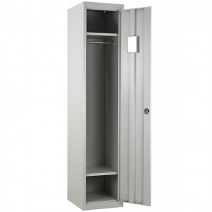 Armadietto spogliatoio in metallo ad 1 anta 40x45x180 cm 2