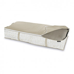 Custodia per coperte XL 95x45x18 cm Domopak Living Urban Gold