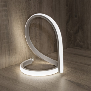 Lampada-da-tavolo-LED-integrato-Forever-bianco 2