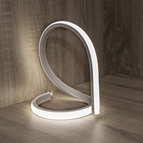 Lampada-da-tavolo-LED-integrato-Forever-bianco
