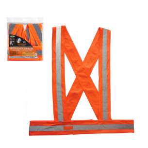 Bretelle alta visibilità certificate CE HDR-09