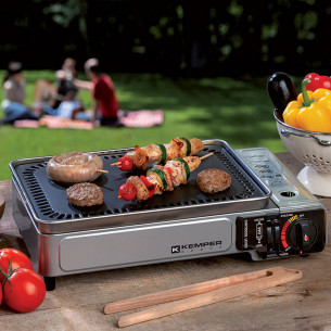 Barbecue portatile a gas con piastra Smart Plancha 2