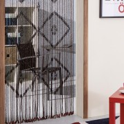 Tenda Legno fantasia rombo marrone Verdelook ambientata