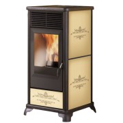 Stufa-pellet-Classica-Plus-Italiana-Camini-pergamena-canalizzata-pergamena