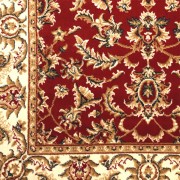 Tappeto-salotto-soggiorno-Kazak-rosso-dettaglio