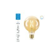 Lampadina WiZ Signify LED globo filamento ambra G95 E27 WiFi specifiche