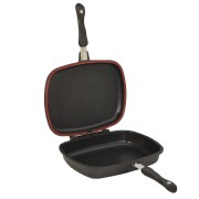 Bistecchiera doppia Zephyr fornetto antiaderente