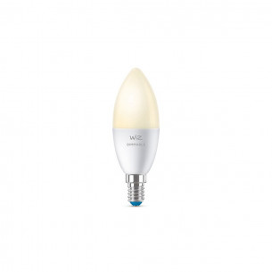 Lampadina-a-oliva-LED-bianco-tenue-C37-Candela-E14-WiFi