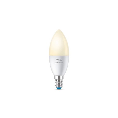 Lampadina-a-oliva-LED-bianco-tenue-C37-Candela-E14-WiFi