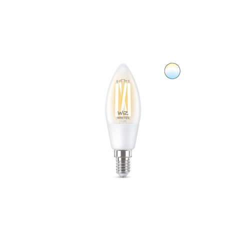 Lampadina-LED-oliva-filamento-trasparente-C35-E14-WiFi