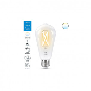 Lampadina-LED-a-goccia-filamento-trasparente-ST64-E27-WiFi 2