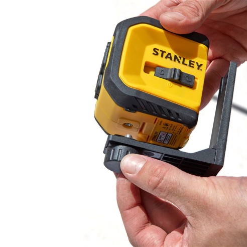 Livella-laser-a-croce-raggio-rosso-autolivellante-C-Line-Stanley-STHT77611-0-dettaglio