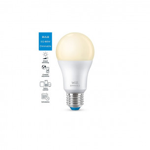 Lampadina-LED-a-goccia-bianco-tenue-A60-E27-WiFi-WiZ 2