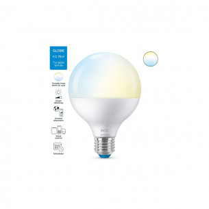 Lampadina riflettore e globo LED G95 luce bianca regolabile E27 WiFi WiZ 2