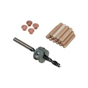 Set spinatura con spine centraggio punta trapano Wolfcraft