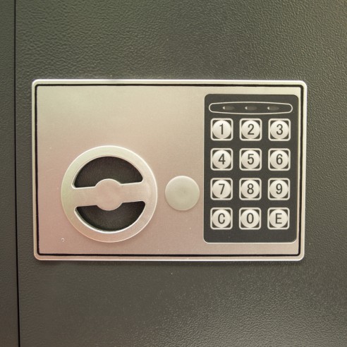 Cassaforte-a-muro-elettronica-in-acciaio-tastierino