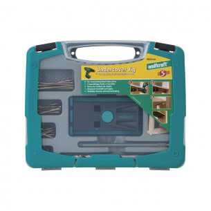 Set per giunzioni nascoste con dima e valigetta accessori 4642000 Wolfcraft