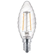 Lampadina LED tortiglione a filamento ST35 E14 25W Philips