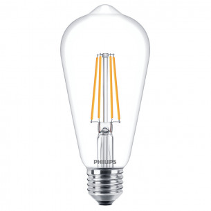 Lampadina LED a filamento Edison E27 ST64 60W Philips