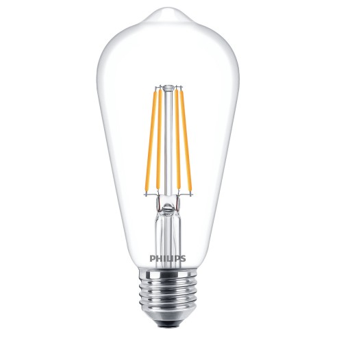 Lampadina LED a filamento Edison E27 ST64 60W Philips