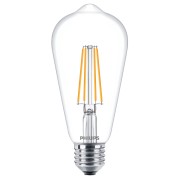Lampadina LED a filamento Edison E27 ST64 60W Philips