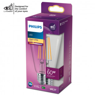 Lampadina LED a filamento Edison E27 ST64 60W Philips 2