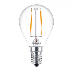 Lampadina LED filamento a sfera E14 P45 25 W Philips