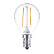 Lampadina LED filamento a sfera E14 P45 25 W Philips