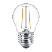 Lampadina LED filamento a sfera E27 P45 25 W Philips