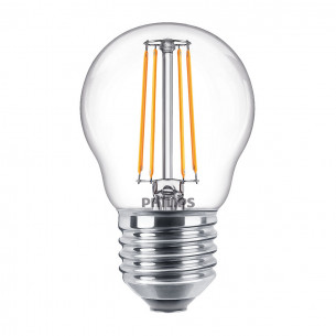 Lampadina LED filamento a sfera E27 P45 40 W Philips