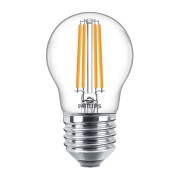 Lampadina LED filamento a sfera E27 P45 60 W Philips