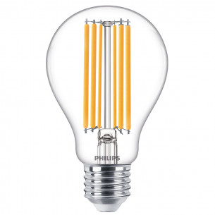 Lampadina LED filamento a goccia E27 A67 120 W Philips