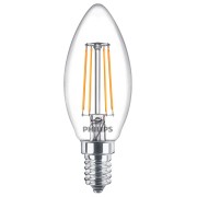 Lampadina LED oliva E14 a filamento B35 40 W Philips